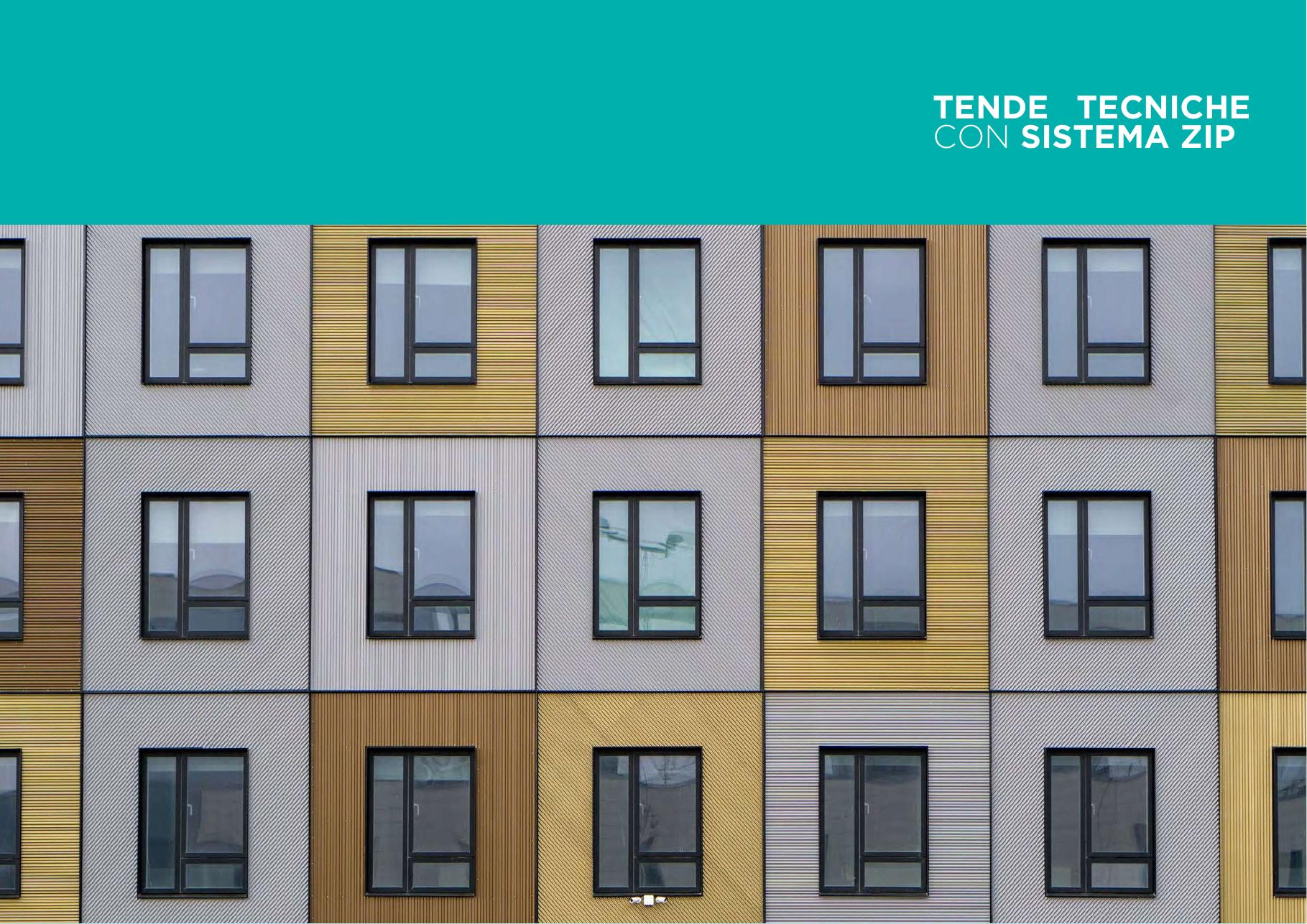 Catalogo autorizzato di tende tecniche con sistema ZIP